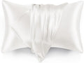 Love's cabin Satin Pillowcase Set of 2 Standard Size 20x26, Cooling Pillow by Lovescabin