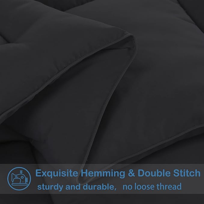 EASELAND Oversized Queen Down Alternative Comforter - Image 5