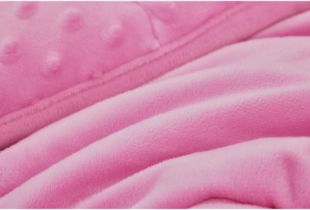 TONGDADA Minky Weighted Blanket | 40''x60'', 10lbs | Cozy and Soft Minky - Image 6