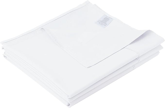 Cotton Cal King Flat Sheet Only, 600 Thread Count 100% Egyptian Cotton Top by ZaizaiHome