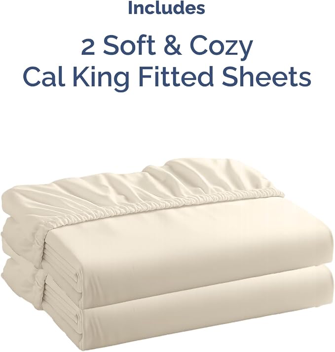 Cal King Size Fitted Bed Sheet - Image 4
