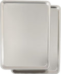 Commercial Quality Baking Sheet Pan Set, Natural Aluminum Cookie Sheet by UmiteChef