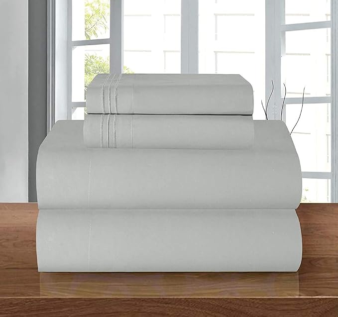Elegant Comfort Luxury 1500 Premium Hotel Quality Microfiber 4-Piece Sheet Set by ELEGANTCOMFORT