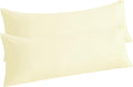 NTBAY Body Pillow Cases Set of 2, 2 Pack Brushed Microfiber 20x54 Pillow Cases by NTBAY