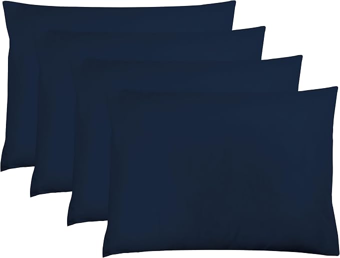 ZPECC Navy Pillow Cases King Size Set of 4, 20x36 Envelope Closure Pillowcases by ZPECC-ABrandThatHasBeenFocusedOnBabyProductsFor18Years