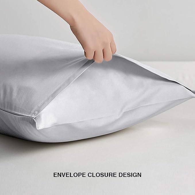 FLXXIE Pillow Cases Queen, Soft Microfiber Pillow Covers - Image 3