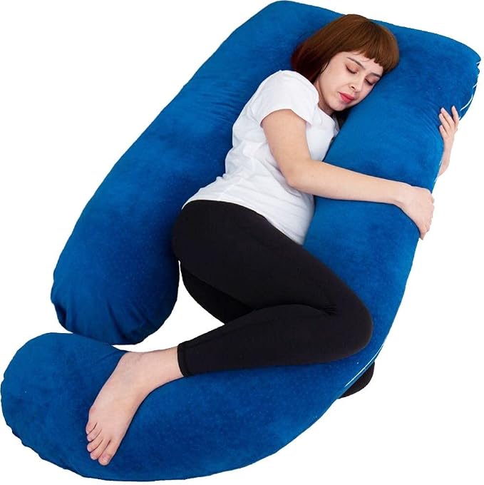 60 Inch Pregnancy Pillows for Sleeping, Extra Large U Shaped Body Pillow by AMCATON