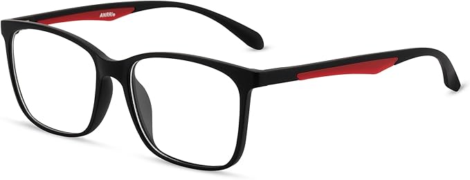 ANRRI Blue Light Blocking Glasses, Anti Eyestrain Lens Lightweight Frame by ANRRI