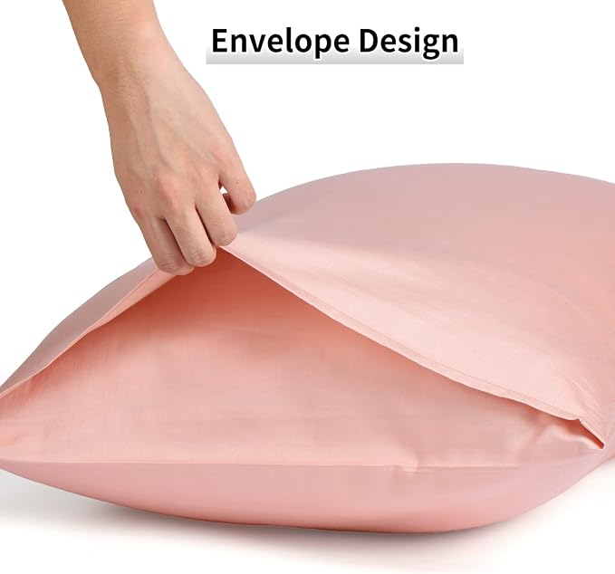 Warmstar Cotton Pillow Cases Standard Size Set of 2, 600 Thread Count - Image 5
