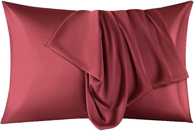 Mulberry Silk Pillowcase for Hair and Skin Queen Size, Silk Pillowcase 20X30 by Unknown