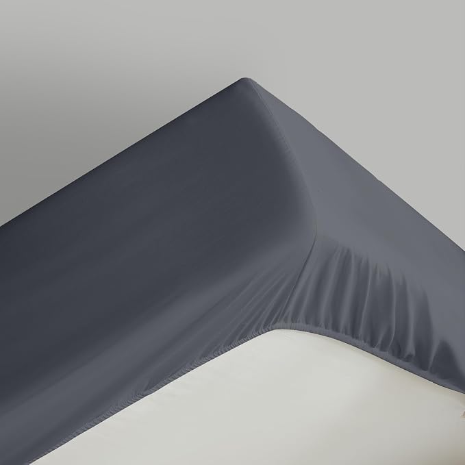 Maple&Stone Grey Queen Fitted Sheet Only - Image 5