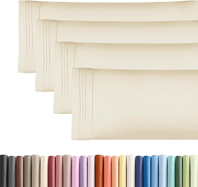 Body Pillowcases Set of 4-20x54 Long Body Pillow Case by CGKUnlimited