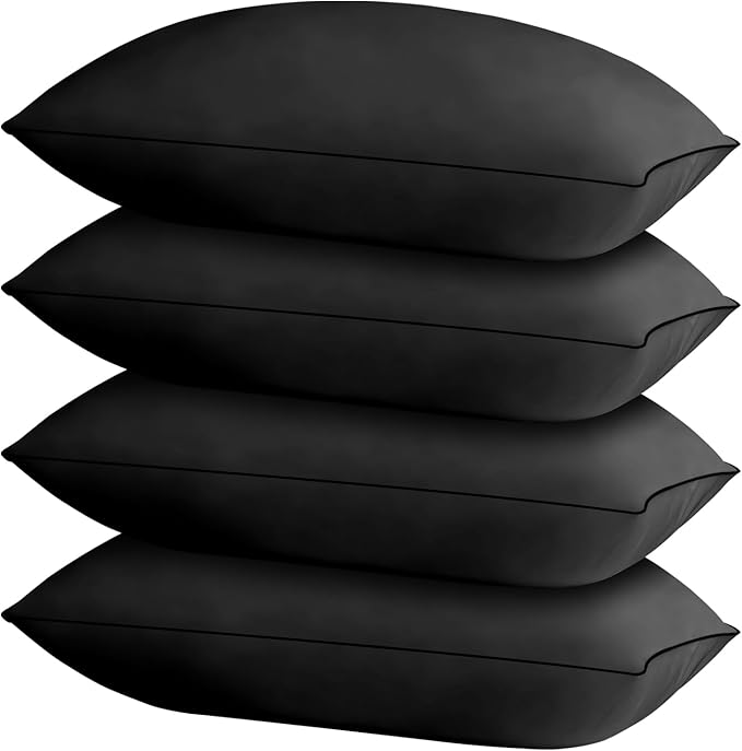 HIMOON Bed Pillows for Sleeping 4 Pack, Standard Size Cooling Pillows Set of 4 by HIMOON