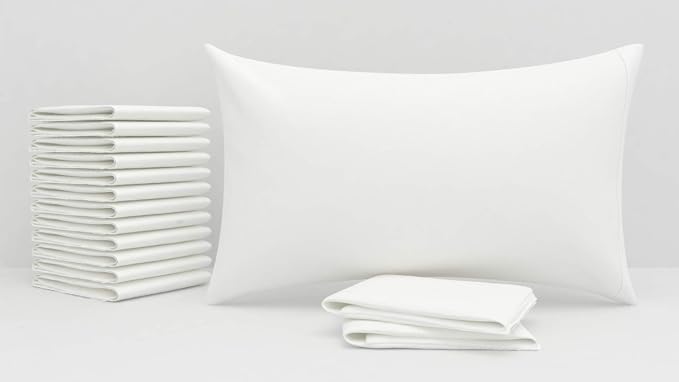Aveesha 12 Pack Poly Cotton Pillow Cases - Image 2
