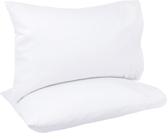 Amazon Basics 400 Thread Count Cotton Pillowcases, Pillows Not Included by AmazonBasics