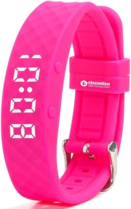 VB80 12 Alarm Vibrating Watch, Silent Vibration Shake Wake ADHD Medication by Unknown