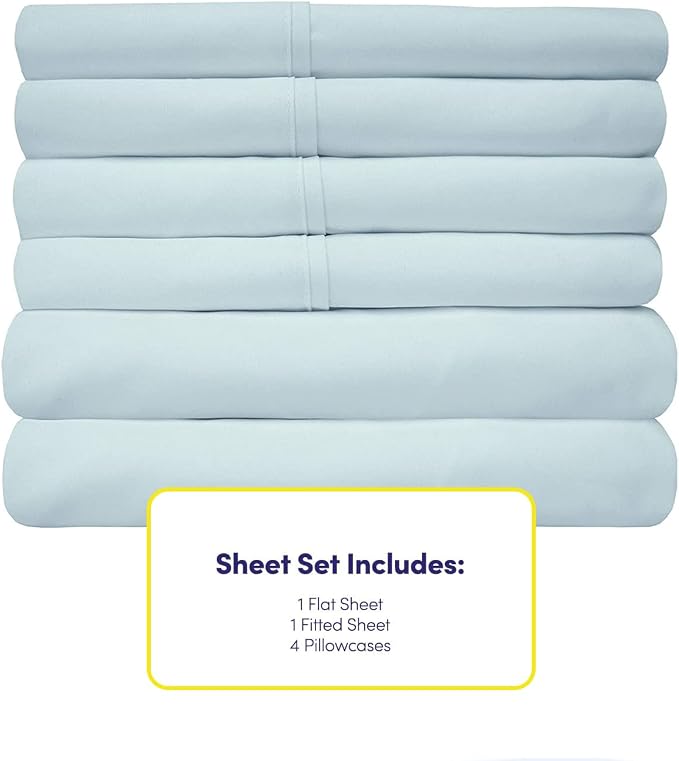 Queen Sheets Aqua - Image 4