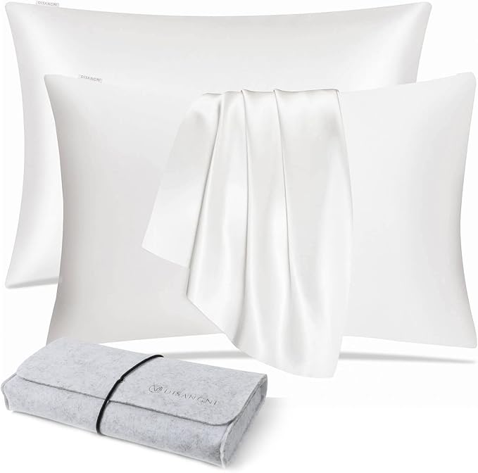 DISANGNI 100% Natural Mulberry Silk Pillow case by DISANGNI