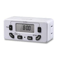 Fosmon 7 Day Digital Timers for Electrical Outlets, Indoor Plug-in Light Timers by Fosmon