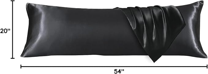 HUXMEYSON Body Pillow with Satin Pillowcase, Body Pillow - Image 9