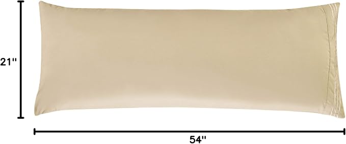 Elegant Comfort Luxury Ultra-Soft 1-Piece Body Pillowcase - Image 8