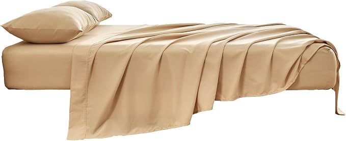Kingnex Oversized King Flat Sheet 132x110 - Image 2