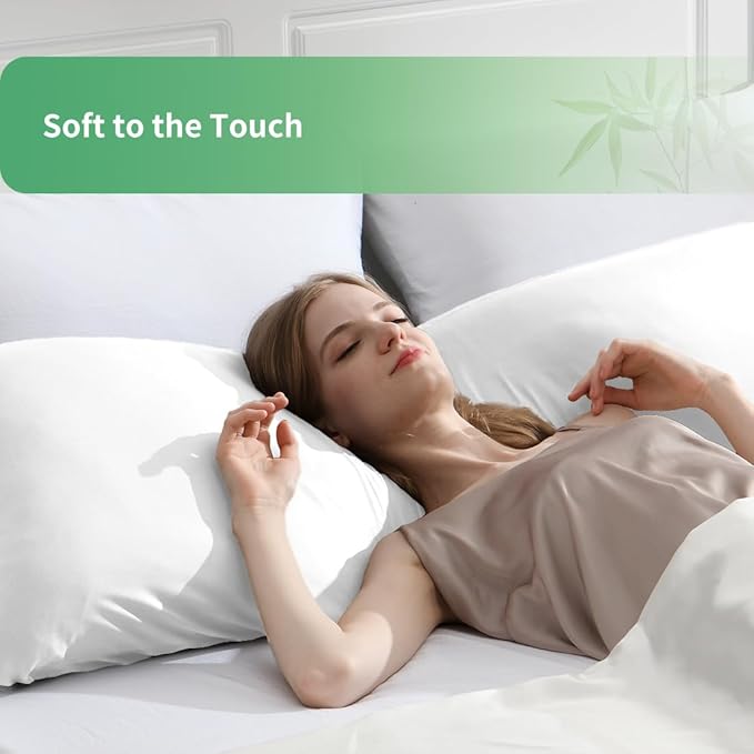 Body Pillowcase, Cooling Viscose from Bamboo Pillow Cover - Image 3