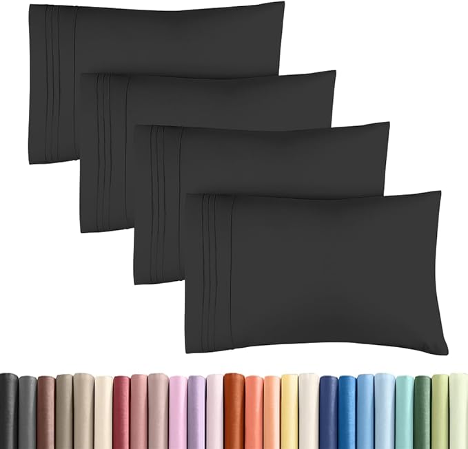 Standard Pillow Cases Set of 4 by CGKUnlimited