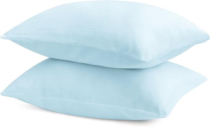 BEDELITE Flannel Pillow Cases Queen Size Set of 2, Super Soft Fleece Pillowcases - Image 9