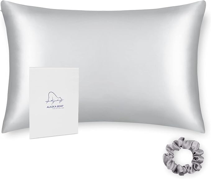 ALASKA BEAR 100% Pure Mulberry Silk Pillowcase by ALASKABEAR