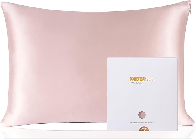 ZIMASILK 100% Pure Mulberry Silk Pillowcase by ZIMASILK