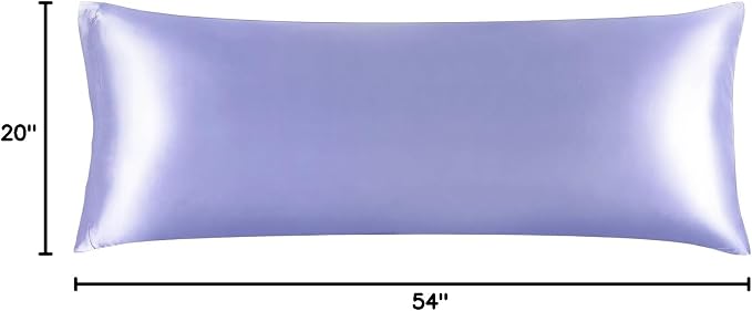 BEDELITE Satin Body Pillow Cover, Super Soft and Cooling Body Pillow Pillowcase - Image 7