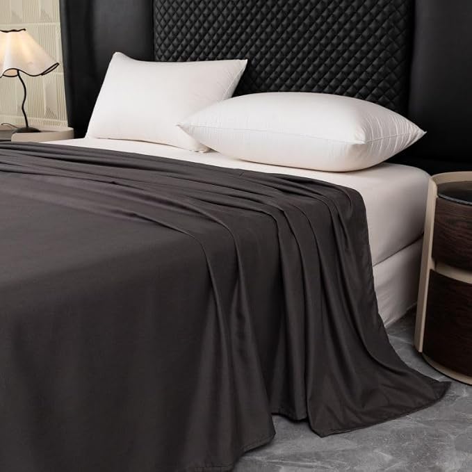 Microfiber Queen Bedding Flat Sheet, Ultra Soft and Wrinkle, Stain Resistant - Image 3