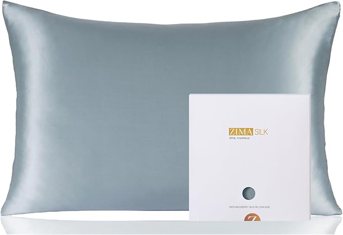 ZIMASILK 100% Pure Mulberry Silk Pillowcase by ZIMASILK