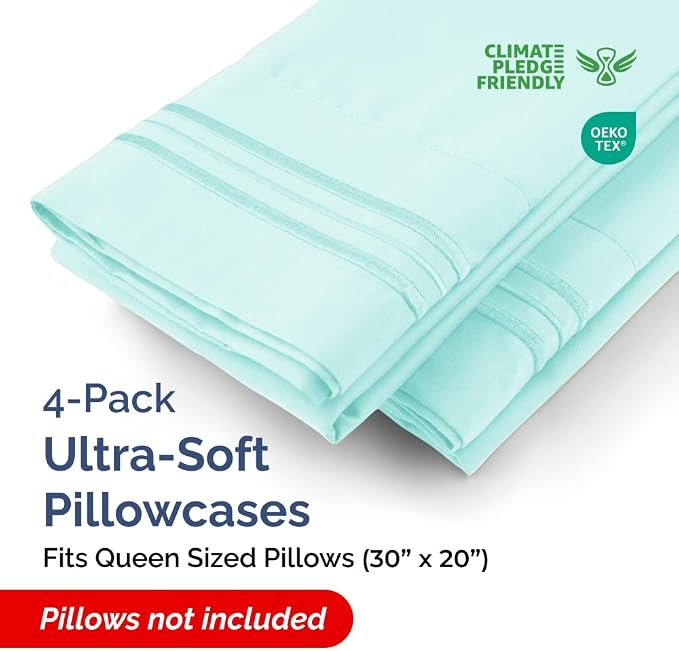 Queen Pillow Cases Set of 4 - Image 2
