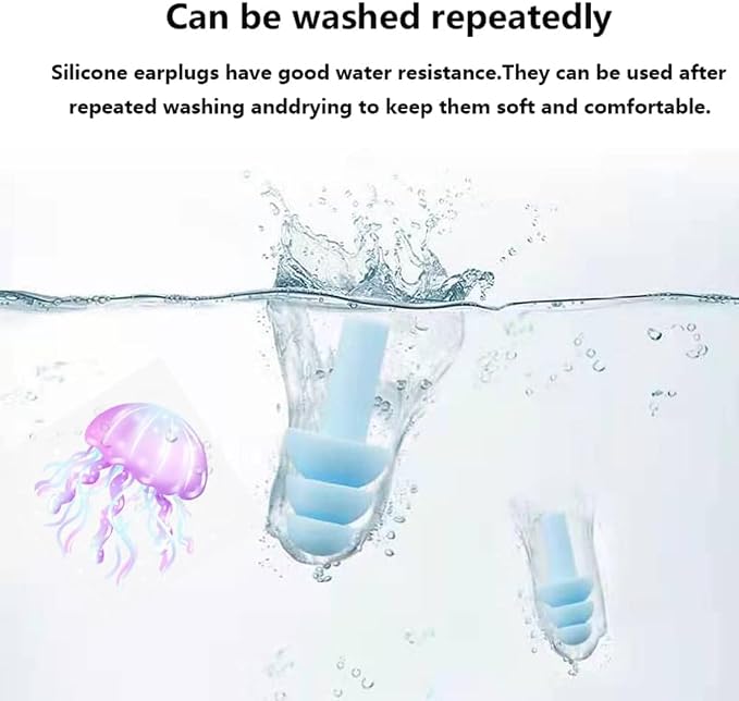 Ear Plugs, Reusable Earplugs for Sleeping Noise Cancelling – Super Soft - Image 4