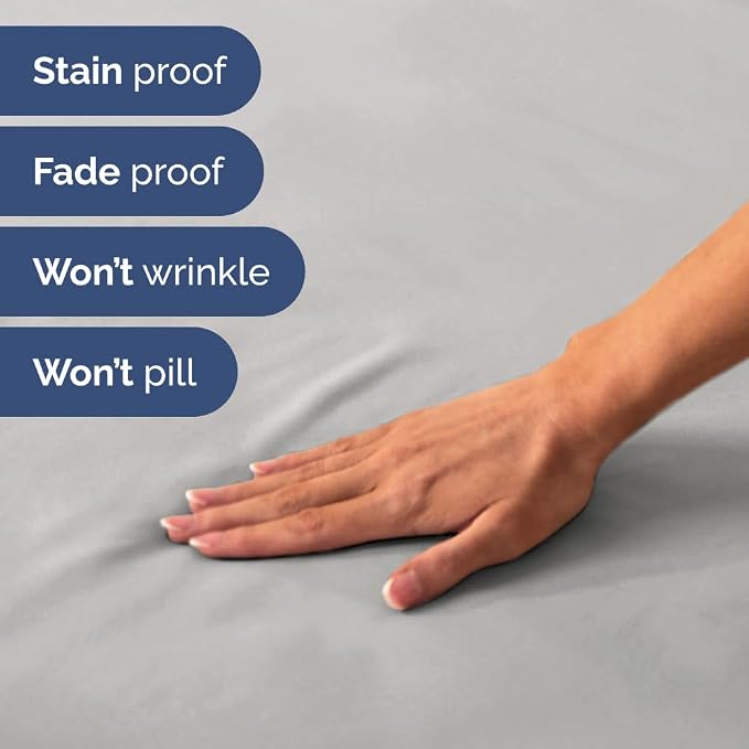 Short Queen Size 4 Piece Sheet Set - Image 7