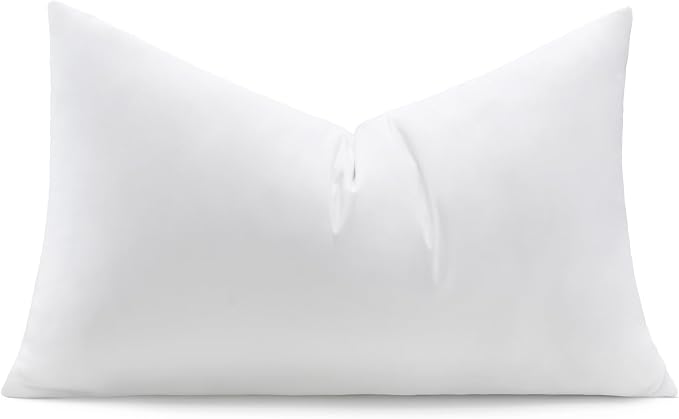 puredown® 14x22 Feather Down Pillow Insert, 1 Pack Lumbar Throw Pillow Insert by Puredown