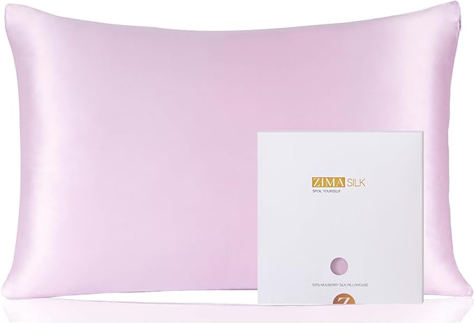 ZIMASILK 100% Pure Mulberry Silk Pillowcase by ZIMASILK