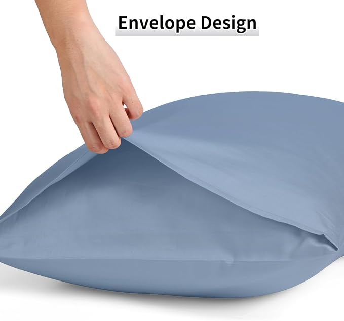 Warmstar Cotton Pillow Cases King Size Set of 2, 600 Thread Count Pillowcases - Image 5