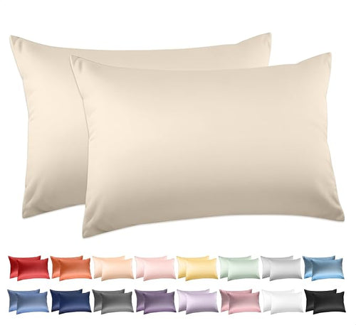 100% Cotton Standard Pillowcases Set of 2, Deep Dream 600 Thread Count Pillow by DeepDream