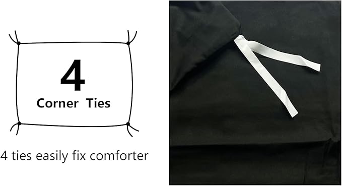 Amazon Basics Lightweight Microfiber 3-Piece Duvet Cover Set - Image 6
