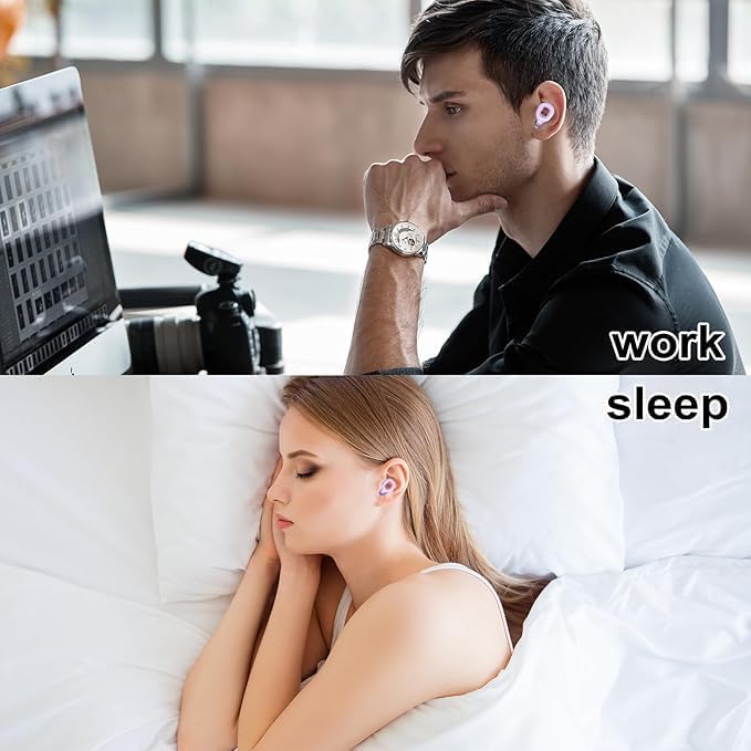 Ear Plugs for Sleeping 35dB Noise Cancelling Silicone Earplugs Single and - Image 6