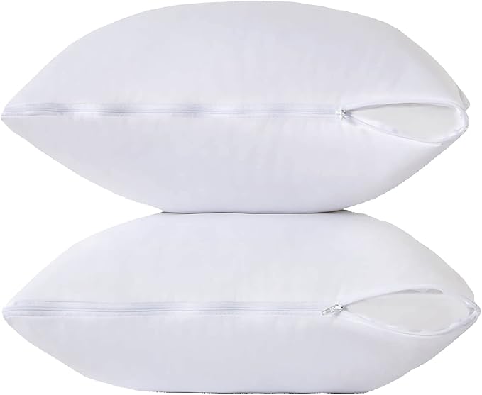 Waterproof Feather Proof Euro Pillow Protectors - Image 3