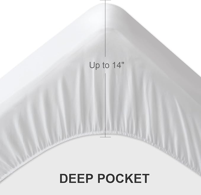 2 Pack Twin Mattress Protector Pad Waterproof Quilted, Breathable & Cooling - Image 4