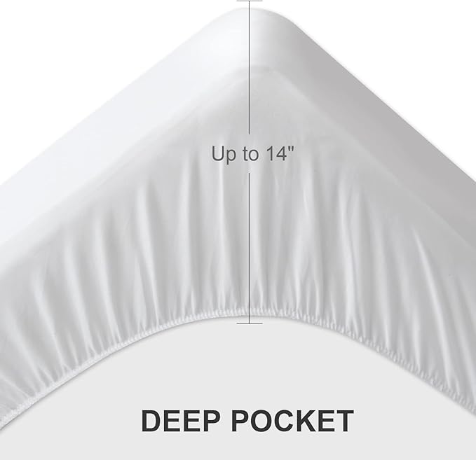 Full Size Mattress Protector Pad Waterproof Quilted, Breathable & Cooling Full - Image 7