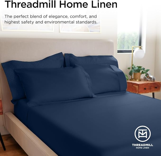 Threadmill Luxury 800 Thread Count Queen 100% Cotton Sheets - Image 8