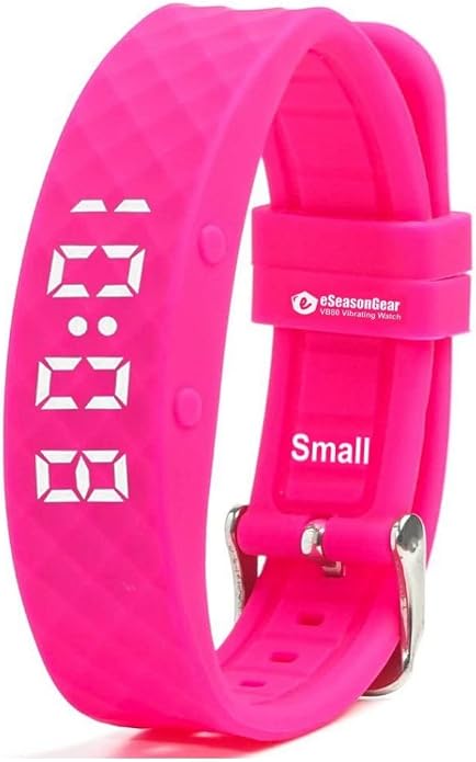 VB80 12 Alarm Vibrating Watch, Silent Vibration Shake Wake ADHD Medication by Unknown