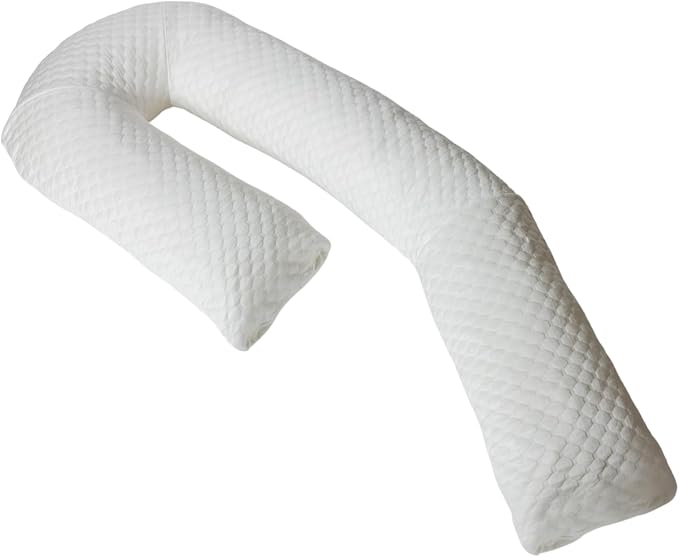MedCline Cooling Body Pillow for Side Sleepers, Full-Body Support Pillow by MedCline