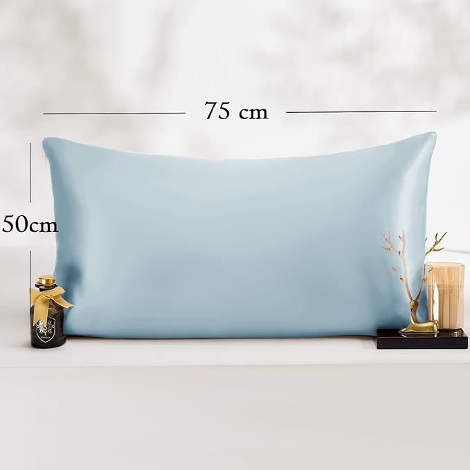 2 Pack Satin Pillowcase for Hair and Skin, Soft as Silk Pillowcases for Hair - Image 8